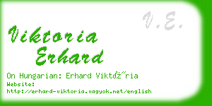 viktoria erhard business card